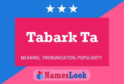 ملصق اسم Tabark Ta