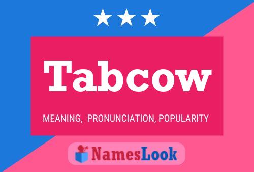 ملصق اسم Tabcow