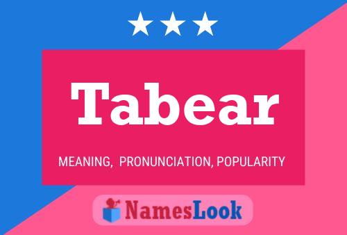 ملصق اسم Tabear