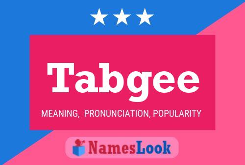 ملصق اسم Tabgee