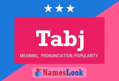 ملصق اسم Tabj