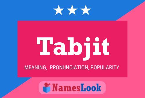 ملصق اسم Tabjit