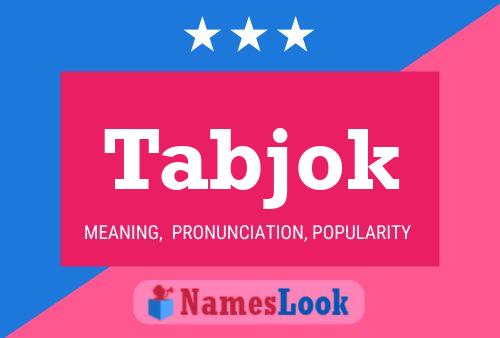 ملصق اسم Tabjok