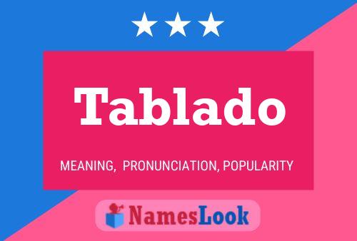 ملصق اسم Tablado