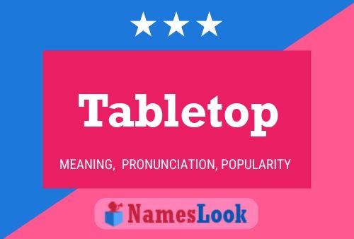 ملصق اسم Tabletop