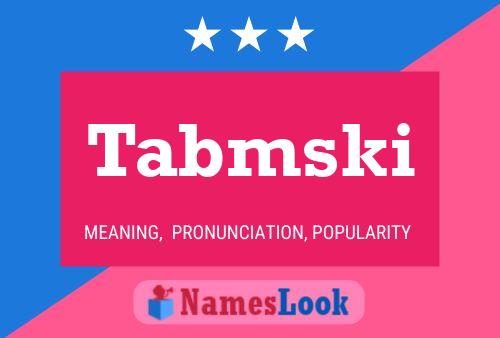 ملصق اسم Tabmski