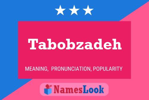 ملصق اسم Tabobzadeh