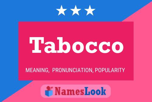 ملصق اسم Tabocco