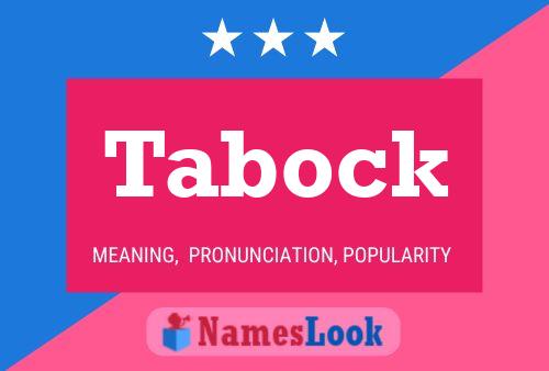 ملصق اسم Tabock