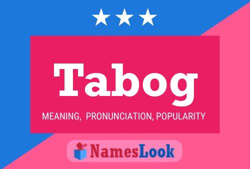 ملصق اسم Tabog