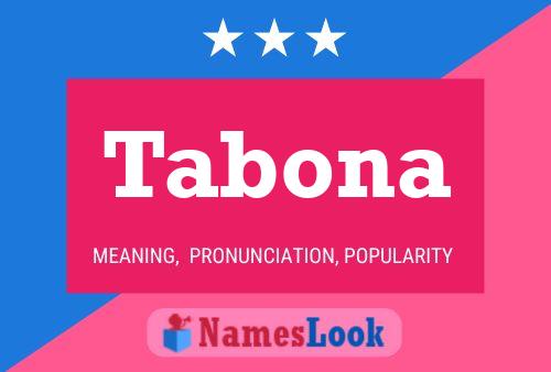 ملصق اسم Tabona