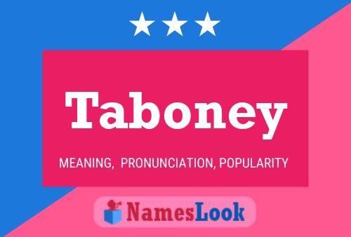 ملصق اسم Taboney