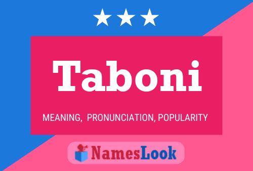 ملصق اسم Taboni