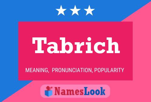 ملصق اسم Tabrich