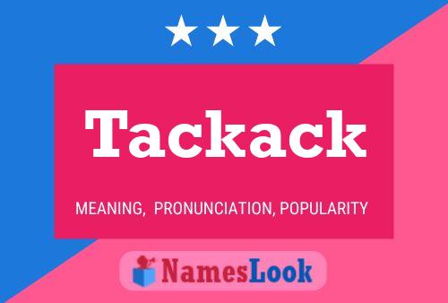 ملصق اسم Tackack