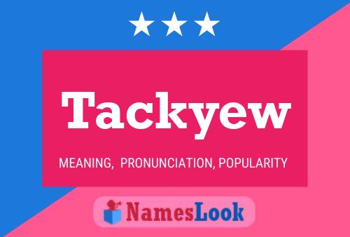 ملصق اسم Tackyew