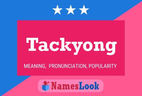 ملصق اسم Tackyong