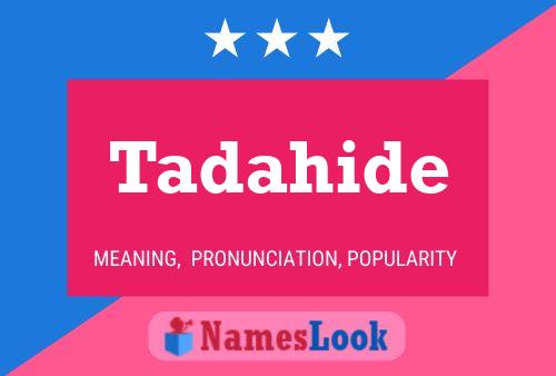 ملصق اسم Tadahide