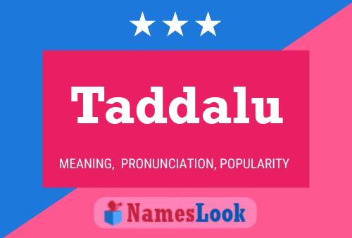 ملصق اسم Taddalu