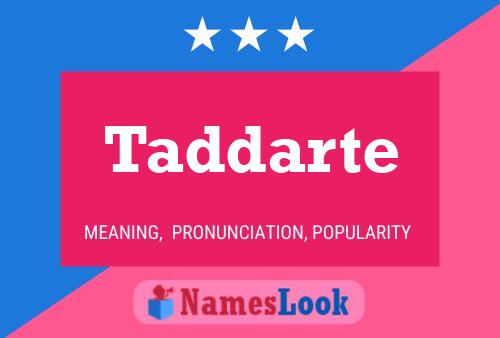 ملصق اسم Taddarte