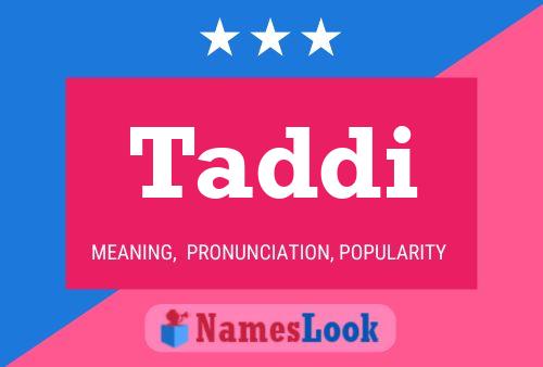 ملصق اسم Taddi