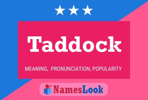 ملصق اسم Taddock