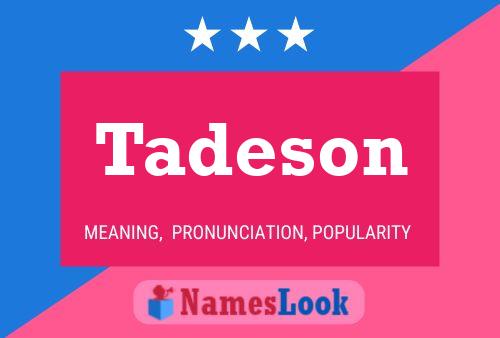 ملصق اسم Tadeson