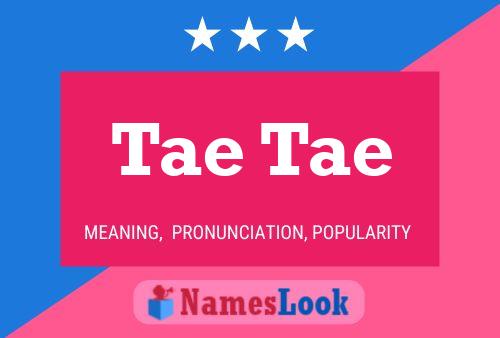 ملصق اسم Tae Tae