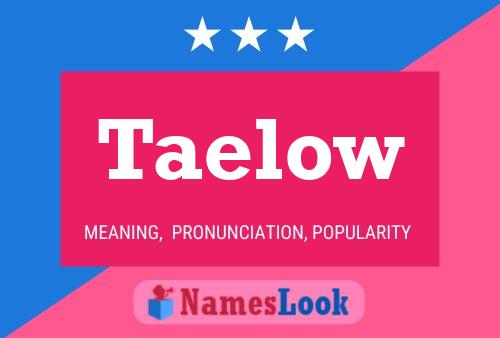 ملصق اسم Taelow