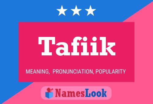 ملصق اسم Tafiik