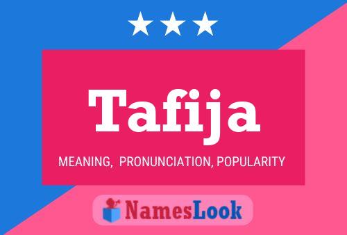 ملصق اسم Tafija