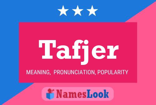 ملصق اسم Tafjer