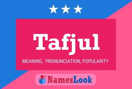 ملصق اسم Tafjul