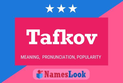 ملصق اسم Tafkov