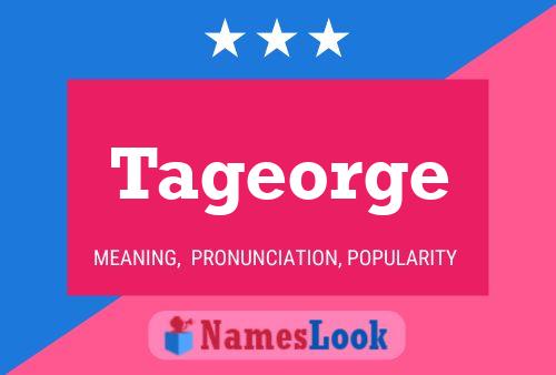 ملصق اسم Tageorge