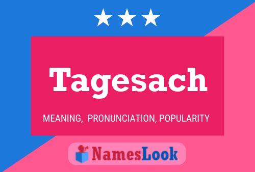 ملصق اسم Tagesach