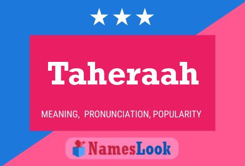 ملصق اسم Taheraah