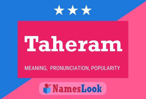 ملصق اسم Taheram