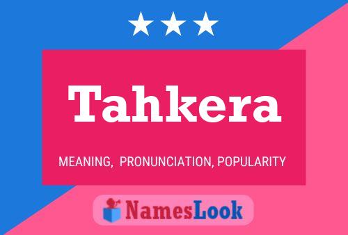 ملصق اسم Tahkera