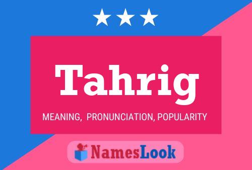 ملصق اسم Tahrig