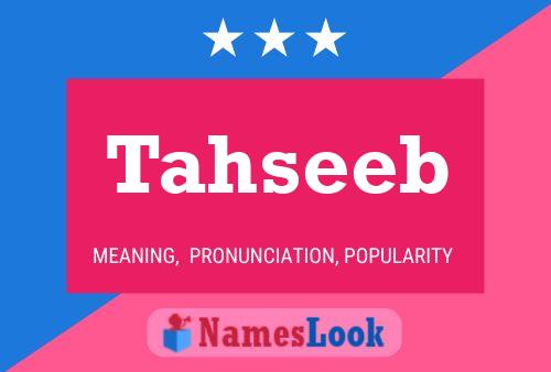 ملصق اسم Tahseeb