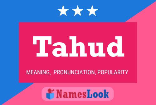 ملصق اسم Tahud