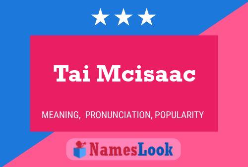 ملصق اسم Tai Mcisaac