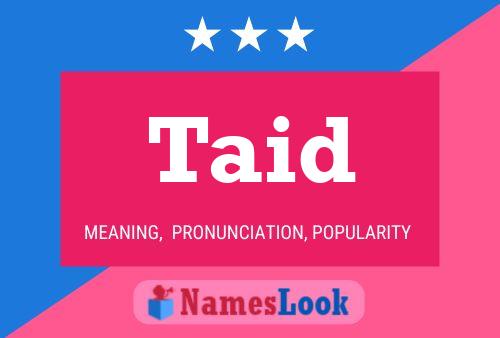 ملصق اسم Taid