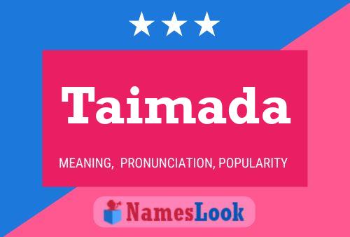 ملصق اسم Taimada