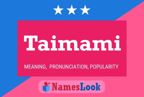 ملصق اسم Taimami