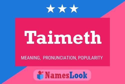 ملصق اسم Taimeth