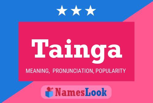 ملصق اسم Tainga