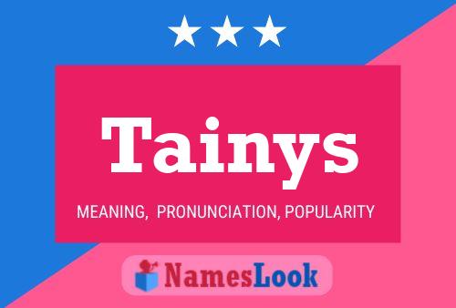 ملصق اسم Tainys