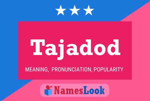 ملصق اسم Tajadod